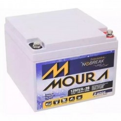 Bateria Moura Nobreak VRLA 12MV26