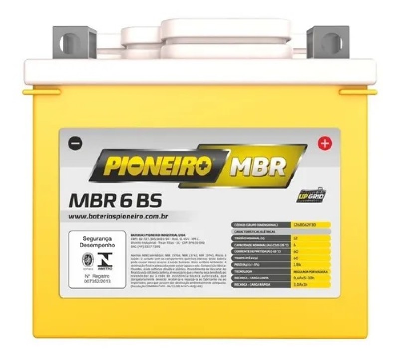 Bateria Pioneiro MBR 6 BS